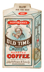 "HOFFMANN'S OLD TIME ROASTED COFFEE" FIGURAL LARGE WHISTLE.