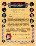 "THE JUNIOR JUSTICE SOCIETY OF AMERICA" 1942 CLUB KIT.