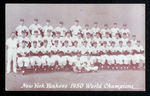 "NEW YORK YANKEES 1950 WORLD CHAMPIONS" TEAM PHOTO ARCADE CARD.