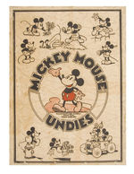 "MICKEY MOUSE UNDIES" EMPTY BOX.