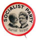 "SOCIALIST PARTY DEBS SEIDEL" JUGATE.