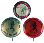 COMMUNIST PARTY USA FOUNDER AND POLITICAL CANDIDATE LOT OF THREE.