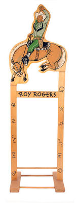 "ROY ROGERS" WOOD CLOTHES DISPLAY RACK.