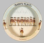 “THE BROWNIES – BABY’S PLATE” FROM THE HAKE COLLECTION.