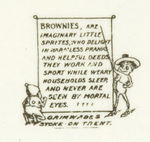 “THE BROWNIES – BABY’S PLATE” FROM THE HAKE COLLECTION.