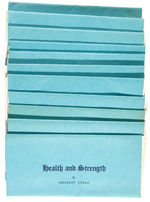 "HEALTH AND STRENGTH BY CHARLES ATLAS" COMPLETE 13 PART CORRESPONDENCE COURSE.