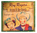 ROY ROGERS FIGURAL LAMP WITH REMOVABLE METAL BANK.