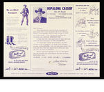 "HOPALONG CASSIDY TROOPERS CLUB" MEMBER CERTIFICATE AND HOPPY MESSAGE MAILER.