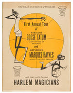 “FIRST ANNUAL TOUR/HARLEM MAGICS” 1953 INAUGURAL YEAR PROGRAM.