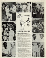 “FIRST ANNUAL TOUR/HARLEM MAGICS” 1953 INAUGURAL YEAR PROGRAM.