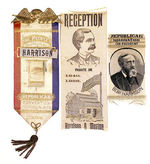 BENJAMIN HARRISON RIBBON LOT.