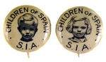 "CHILDREN OF SPAIN S.I.A." MATCHING PAIR.