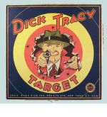 "DICK TRACY TARGET GAME" BOXED WITH ORIGINAL GUN AND DARTS.