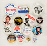 JESSIE JACKSON 15 HOPEFUL BUTTONS FROM 1984-1988 FROM THE LEVIN COLLECTION.