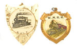 STEAM LOCOMOTIVES GRAPHIC PAIR.