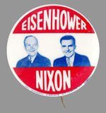 RARE EISENHOWER NIXON 1.25" CELLO CLASSIC JUGATE.