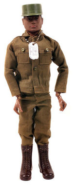 BLACK "GI JOE" BOXED ACTION FIGURE.