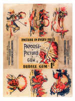 "PAPOOSE PICTURE GUM" WRAPPER/CARD.