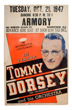 TOMMY DORSEY CONCERT POSTER.