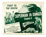 "SUPERMAN" SERIAL LOBBY CARD.