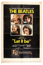 "THE BEATLES-LET IT BE" MOVIE POSTER.