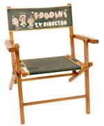 "FOODINI TV DIRECTOR" FOLDING CHILD'S CHAIR.