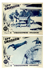 “SPY SMASHER” LOBBY CARD PAIR.