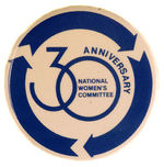 "NATIONAL WOMEN'S COMMITTEE 30 ANNIVERSARY."