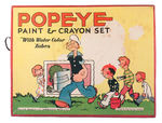 "POPEYE PAINT & CRAYON SET."