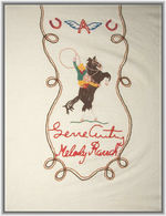 "GENE AUTRY/MELODY RANCH/FLYING 'A'" CHENILLE BEDSPREAD.