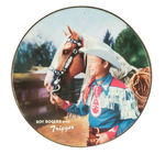 "ROY ROGERS AND TRIGGER" ENGLISH BISCUIT TIN.