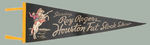 "ROY ROGERS HOUSTON FAT STOCK SHOW" FELT PENNANT.