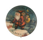 RARE & EARLY SANTA ON ROOF NIGHT SCENE FROM HAKE COLLECTION & CPB.