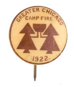 RARE 1922 GIRL SCOUT BUTTON.