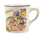 SCARCE THREE LITTLE PIGS CHINA MUG.