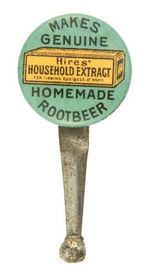 PENCIL CLIP SHOWS "HIRE'S HOUSEHOLD EXTRACT" PACKAGE.