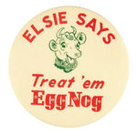 ELSIE THE COW PROMOTES EGG NOG RARE 3".