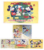 "MICKEY MOUSE YARN SEWING SET."