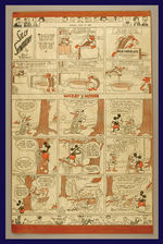 WALT DISNEY SUNDAY COMIC PAGES.