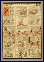 WALT DISNEY SUNDAY COMIC PAGES.