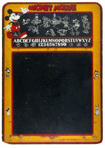 “MICKEY MOUSE” VERTICAL VARIETY VINTAGE BLACKBOARD WITH DISNEY CHARACTERS.