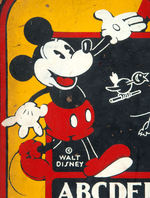 “MICKEY MOUSE” VERTICAL VARIETY VINTAGE BLACKBOARD WITH DISNEY CHARACTERS.