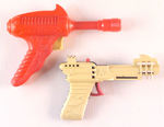 PLASTIC SPACE CLICKER PISTOL PAIR.