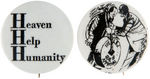 SIX ANTI-HUMPHREY BUTTONS c.1967-1968.