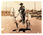 LONE RANGER/SILVER PHOTO WITH FACSIMILE SIGNATURE.