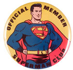 "OFFICIAL MEMBER SUPERMAN CLUB."