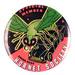 "OFFICAL MEMBER SUPER HERO HORNET SOCIETY."