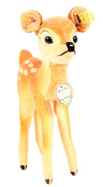 "BAMBI" STEIFF 9" TALL SIZE.