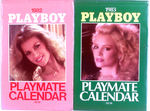 1982, 1983 "PLAYBOY-PLAYMATE CALENDAR" PAIR.