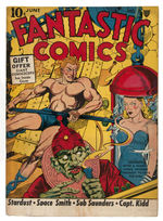 "FANTASTIC COMICS" #7 JUNE 1940.